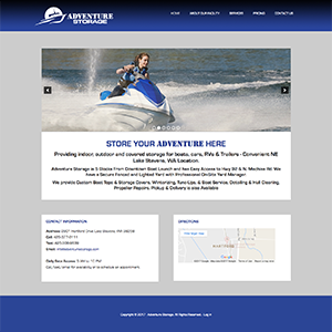 Adventure Storage Website