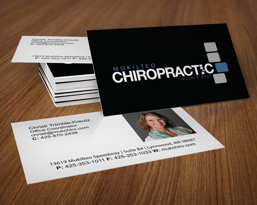 MUKILTEO CHIROPRACTIC  BUSINESS CARD
