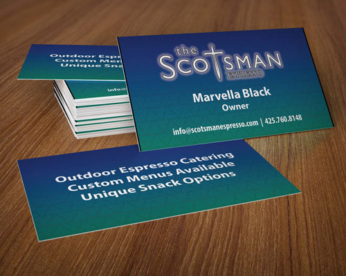 Scotsman Espresso Business Card
